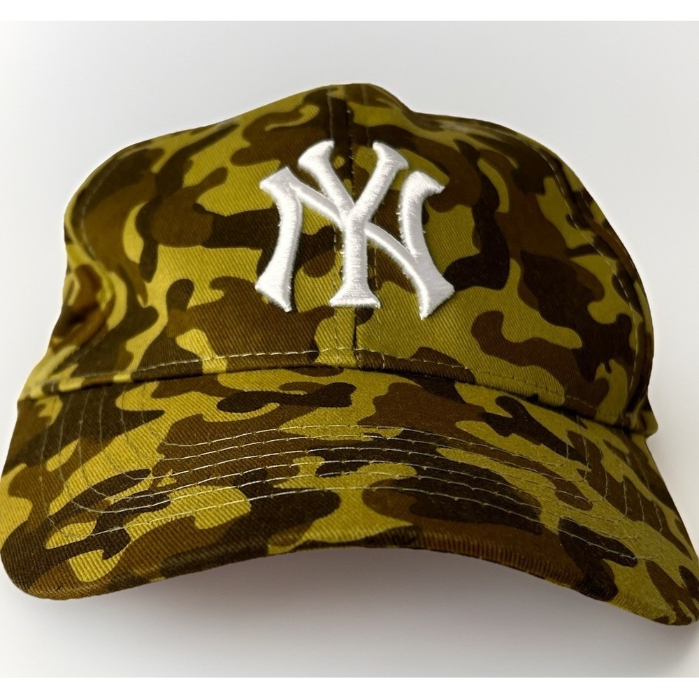 NY Yankees Budweiser Camo Snapback Hat Baseball‎ Cap Adjustable Green Camouflage